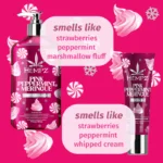Festive Mint Hydration Pink Peppermint Meringue Lotion & Lip Balm Gift Set