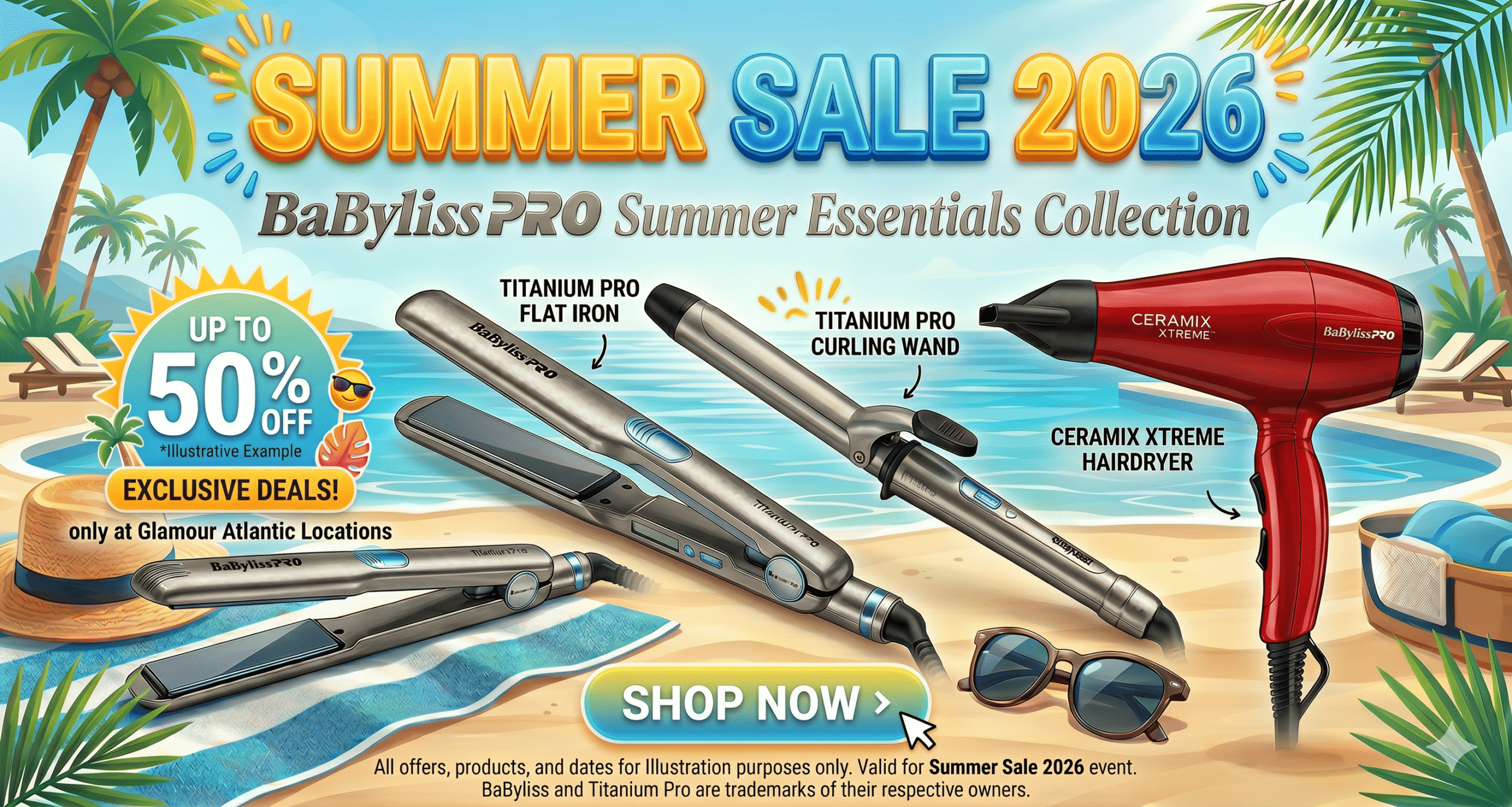 Glamour Atlantic Babyliss Summer Sale 2026 (1)
