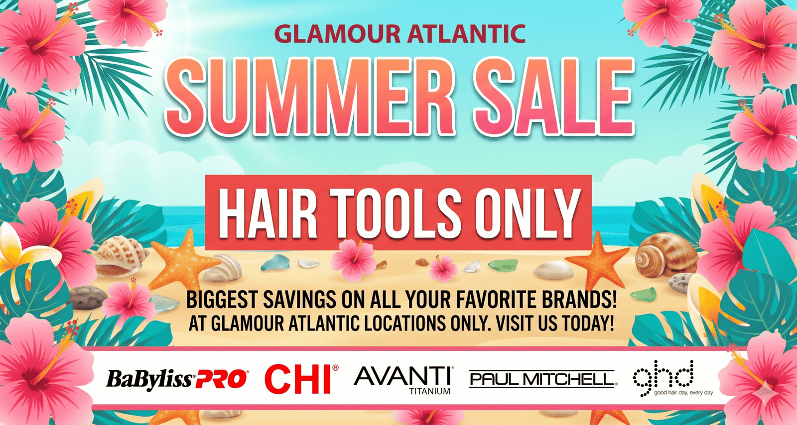 Glamour Atlantic hair tools promo 2026