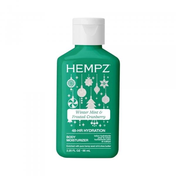 Hempz Winter Mint and Frosted Cranberry body moisturizer 2.25oz